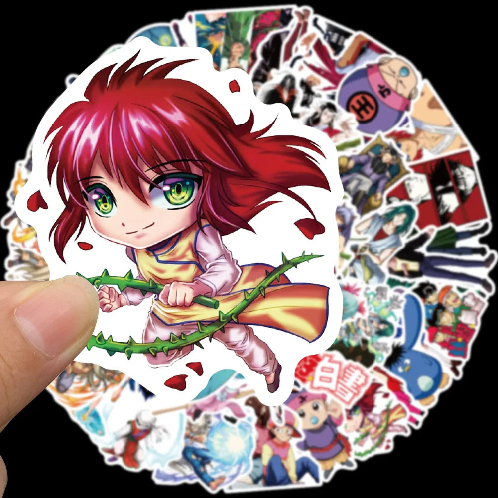 10/50/100pcs Cartoon Anime Stickers Vinyl Waterproof Graffiti For Luggage Phone Notebook Laptop Decals